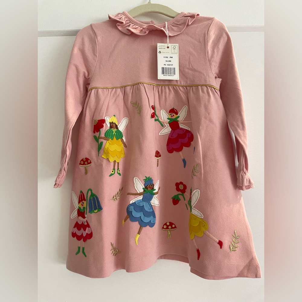 BODEN|18-24M|LONG SLEEVE DRESS